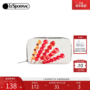 LeSportsac乐播诗2024新款 CITY城市限定冰糖葫芦印花手拿化妆包女