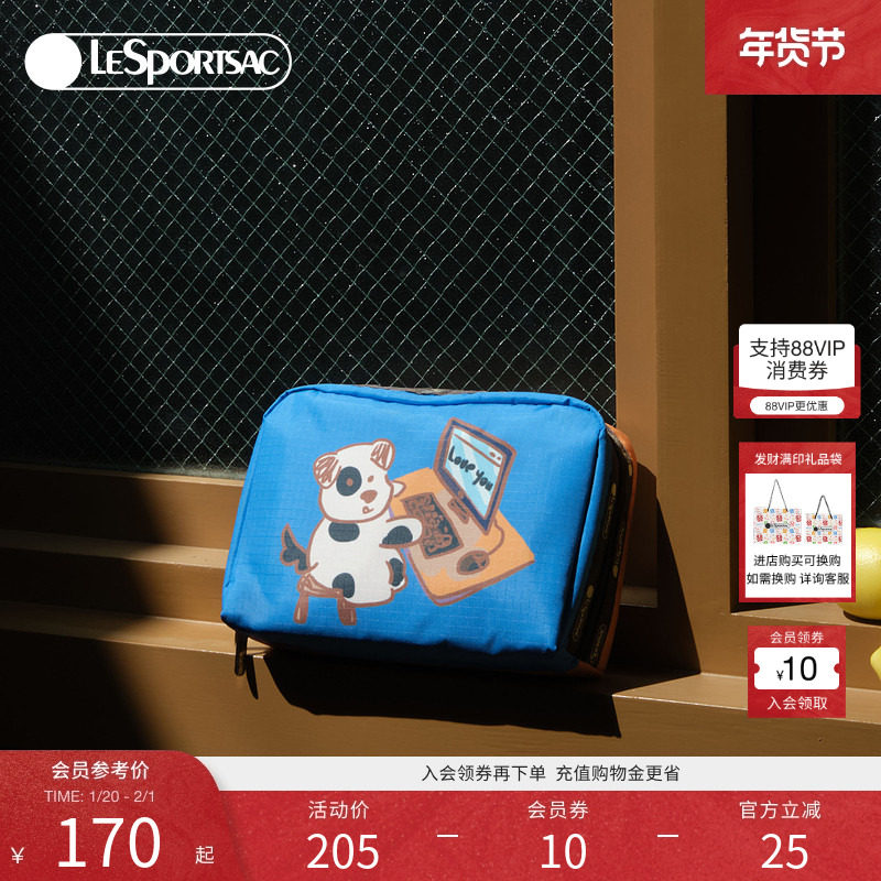 LeSportsac乐播诗新款潮流系列萌趣小狗印花日常出行手机包手拿包,箱包皮具/热销女包/男包,手拿包,淘宝优惠券,粉丝福利购,淘宝优惠卷