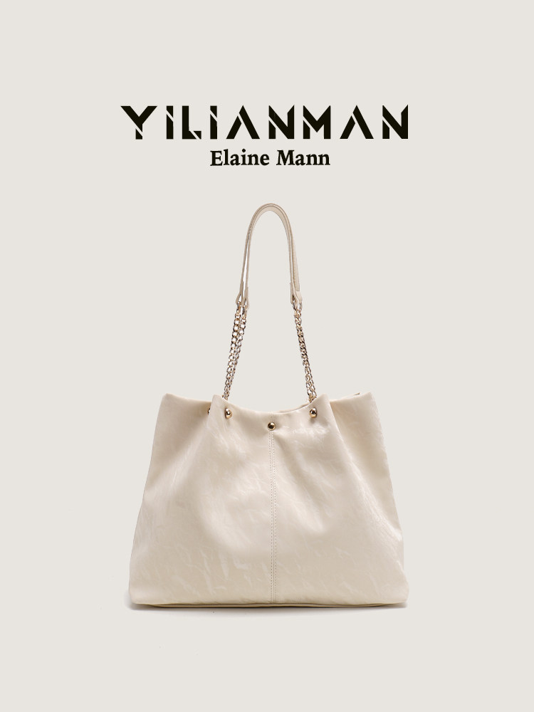 ELENMAN Original 2025 New Niche Tote Bag for Women Large Capacity Commuter Underarm Bag Handbag Shoulder Bag - Thumbnail 3