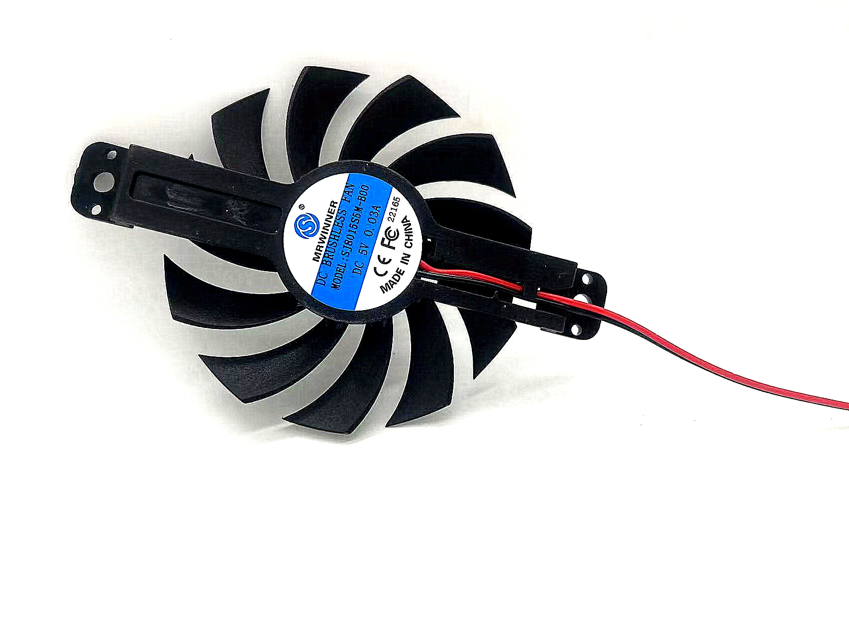 厂家定制8015支架散热风扇5v12v24v 电磁炉小茶炉无框风扇8CM PWM