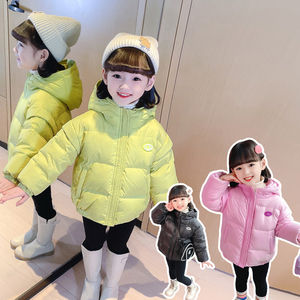女童羽绒服秋冬款2023新款冬季轻薄白鸭绒洋气女宝宝儿童冬装外套