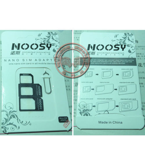 包邮 诺斯NOOSY SIM还原卡套 适用 华为OPPO小米卡托卡槽四件套