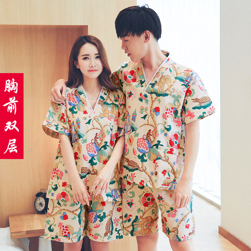 100%纯棉成人儿童汗蒸服可爱全棉图片