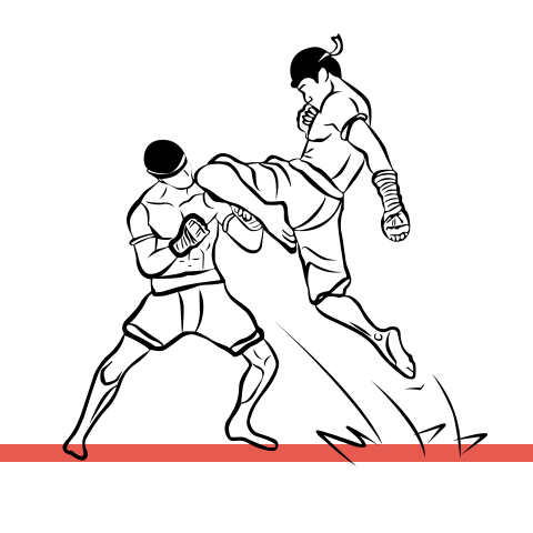 武馆玻璃门镂空墙壁贴纸