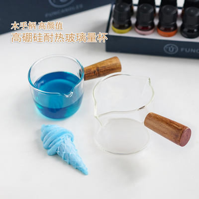 香薰蜡烛高硼硅透明耐热化蜡杯