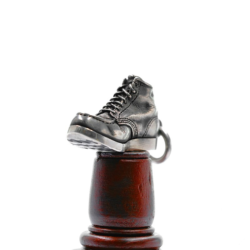 复古渡鸦925银吊坠手工红翼875