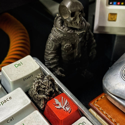 渡鸦魔兽世界纯银机械键盘键帽
