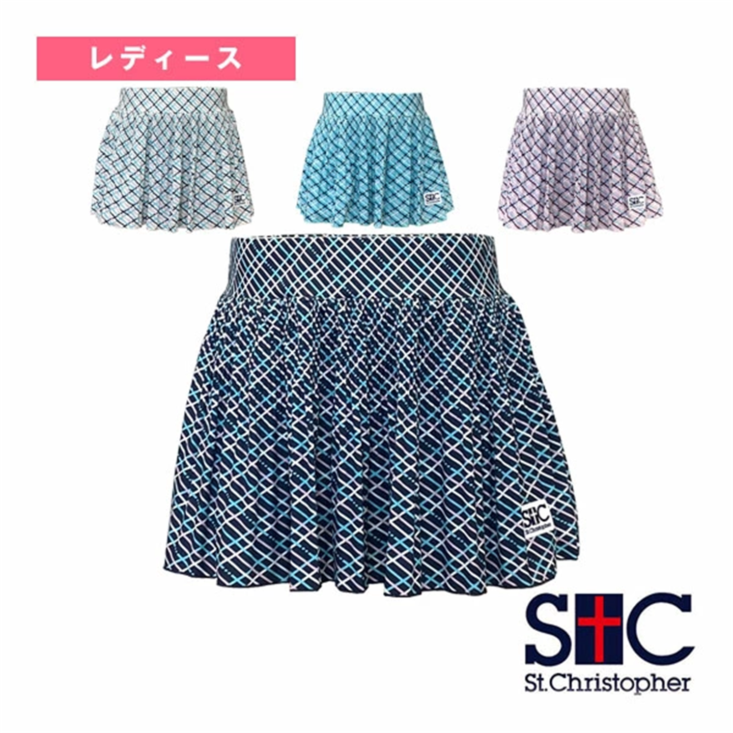 2026春夏新款STC女士羽毛球服短裙运动速干衣小众日本正品代购