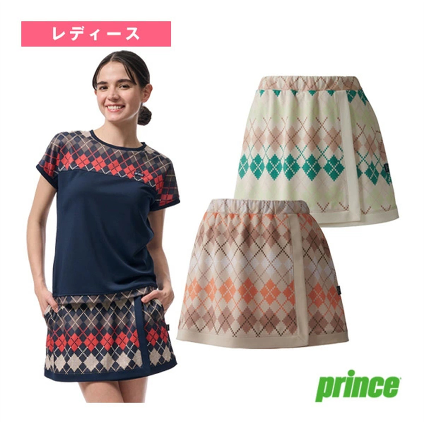 25年秋新王子高端女士羽毛球服短裙(无打底裤)速干日本正品代购
