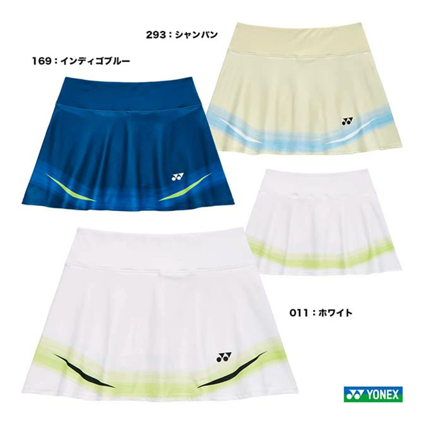 尤尼克斯YONEX2026年新女士羽毛球服短裙速干裙百褶裙日本正品