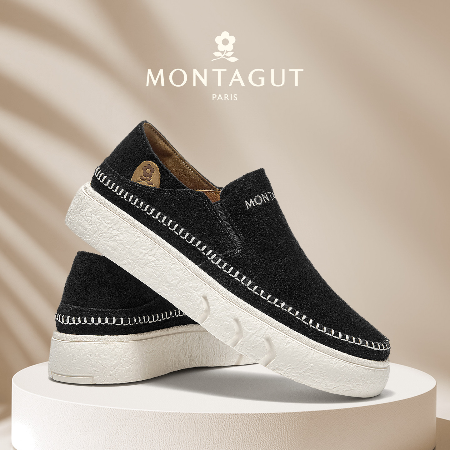 梦特娇磨砂反绒真皮男鞋春季高档休闲皮鞋一脚蹬商务豆豆英伦板鞋,流行男鞋,单鞋,淘宝优惠券,粉丝福利购,淘宝优惠卷