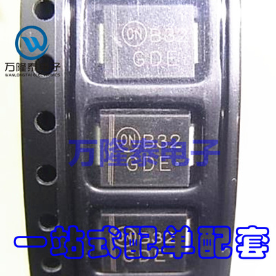 全新原装 MBRS320T3 MBRS320T3G 丝印B32 肖特基整流器 SMC贴片