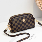 夏季 小挎包2020新款 女包斜挎包单肩包妈妈包双层小挎包多层奶奶包