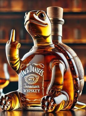 独立站新款动物威士忌酒瓶Animal Whiskey Bottle威士忌跨境摆件