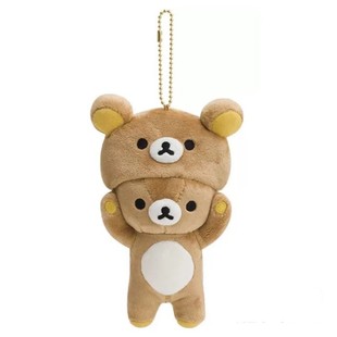 日系可爱rilakkuma san-x轻松熊衣服换装毛绒公仔挂件钥匙扣可爱
