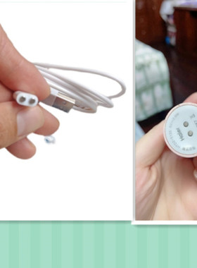 适用海尔电动牙刷磁吸充电线5135 HTD-2153牙刷磁吸充电器5MM间距