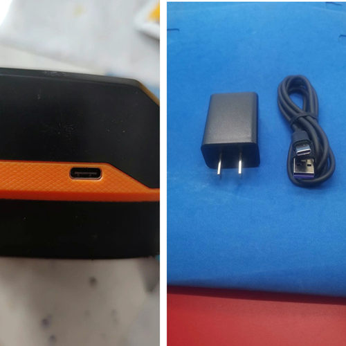 适用汉印快递打印机HM-A300E充电器充电线5v2A快充1米适配器双面