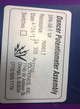 VOLTRONICS电位器组件V700000-Dancer