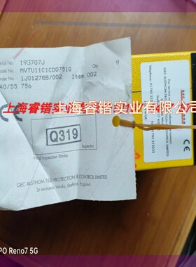 美国GEC ALSTHOM MVTU11C1CD0751G 议价