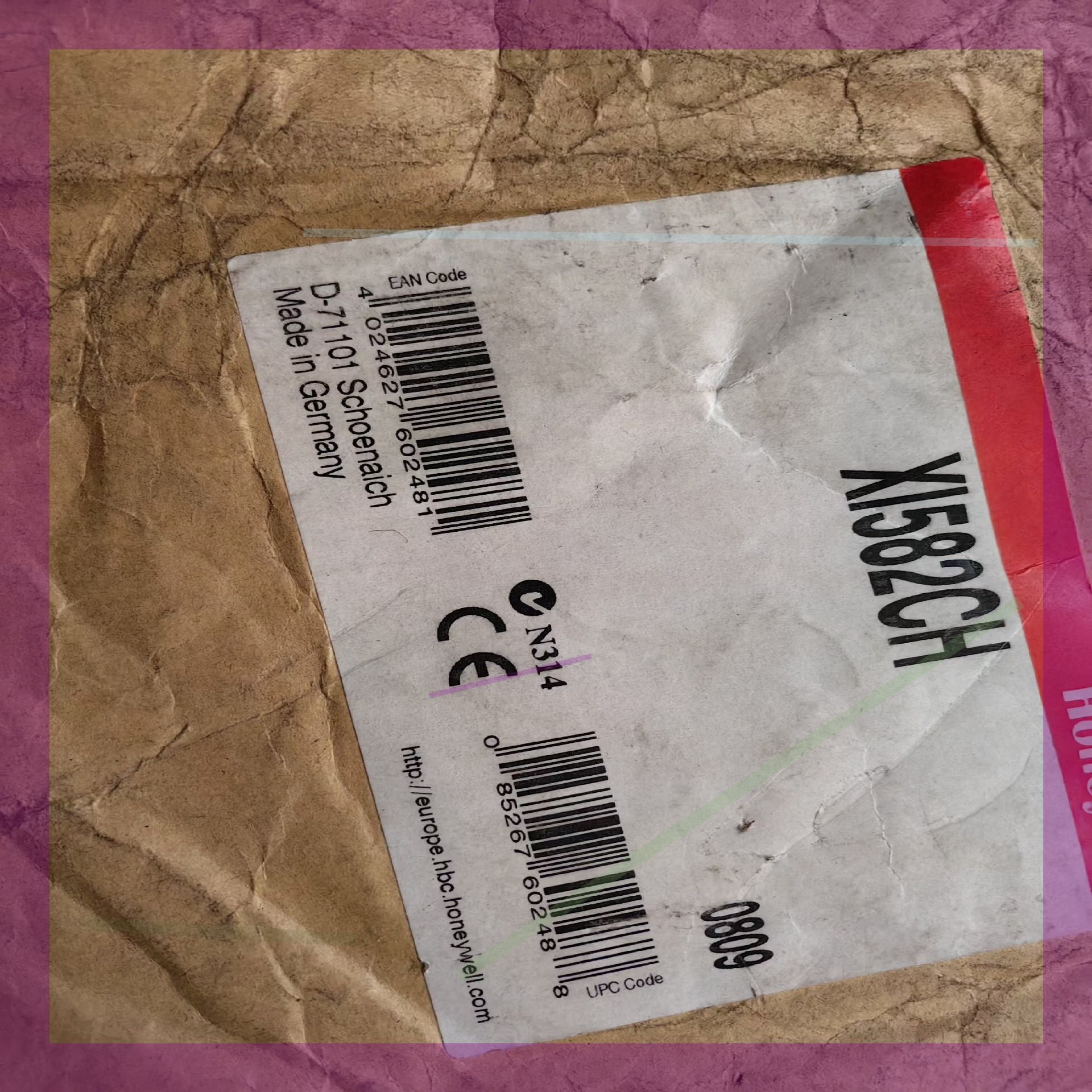 霍尼韦尔手持操作器,型号:XI582 CH