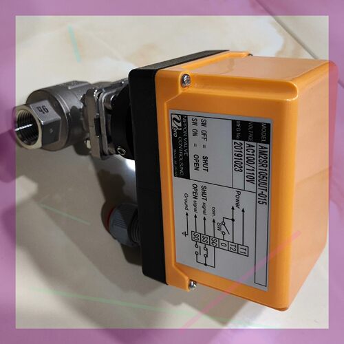 NIPPON VALVE 电动球阀,型号AM2SR105UU