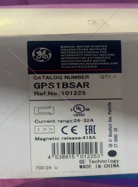 全新GE通用电气电动机保护器GPS1BSAR,24-32A电