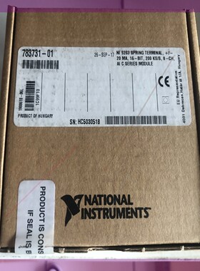 NI恩艾NI9203电流输入模块 200ks/s  783731-01