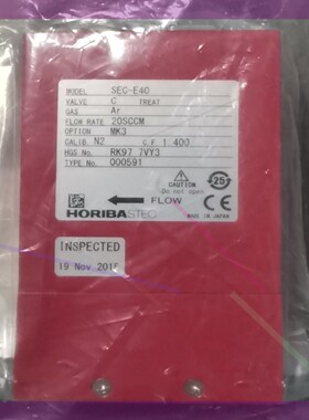 全新原装HORIBA流量计 流量传感器SEC-E40