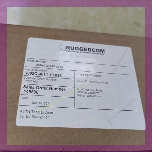 RUGGEDCOM全新原装正品单模交换机I802NC-M-T-FX06-XX