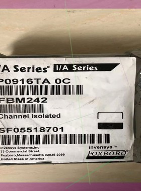 Foxboro/福克斯波罗/FBM242 P0916TA F