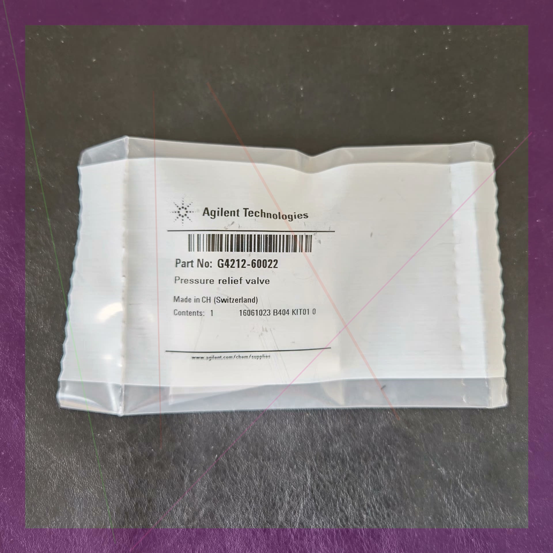 安捷伦G4212-60022检测器泄压阀!