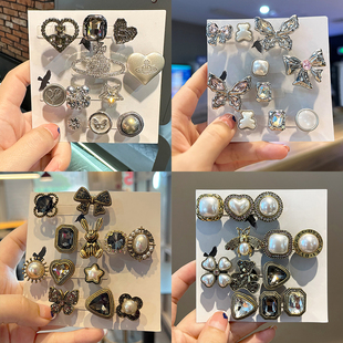 crocs鞋花洞洞鞋配饰高级感装饰水钻珍珠云朵泡芙适配饰品diy金属