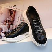 橡胶底舒适透气男鞋 休闲鞋 板鞋 男士 鳄鱼皮休闲鞋 运动鞋 系带皮鞋