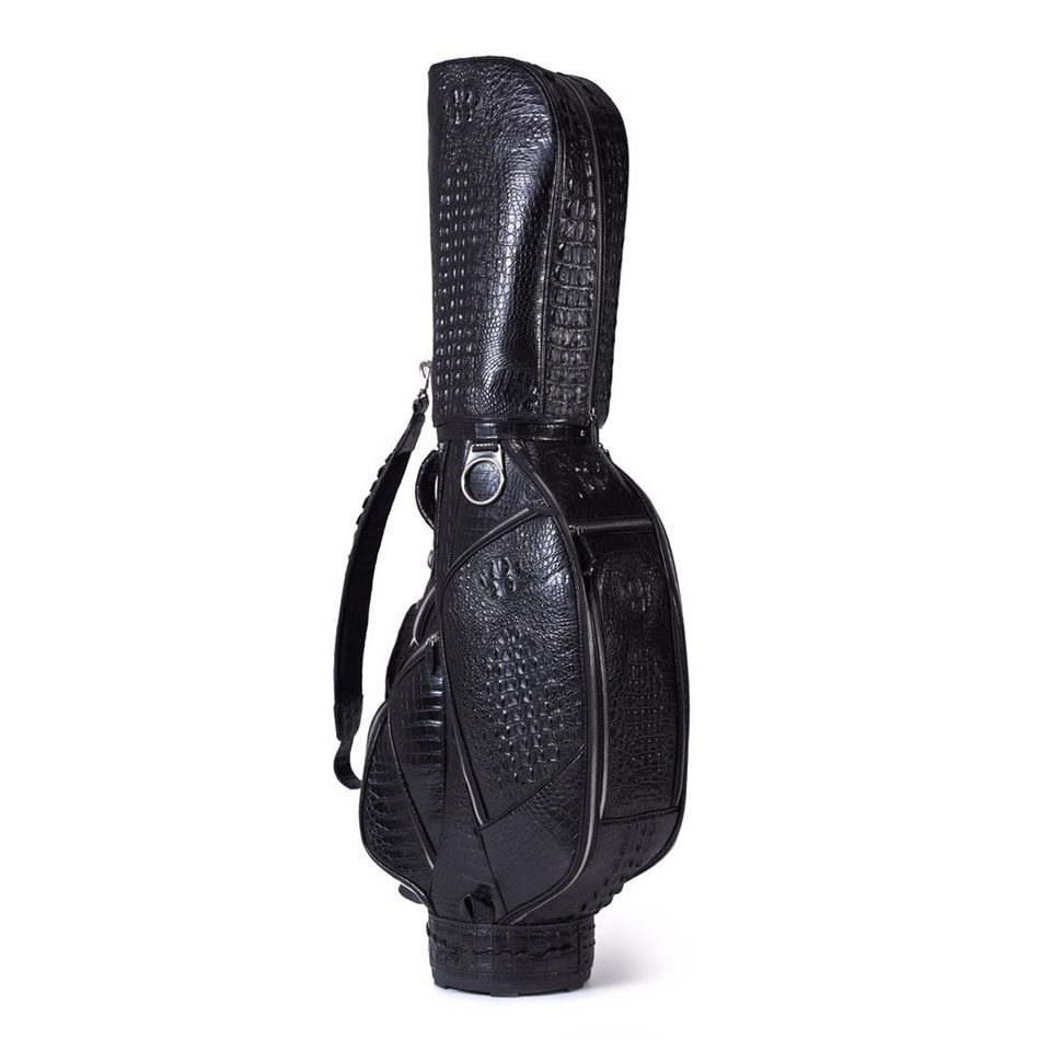 高尔夫球杆真皮皮包男女轻便携式标准球包袋鳄鱼皮golf球杆包