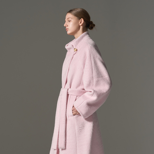 软黄金 重磅稀有秘鲁 苏力羊驼毛&绵羊毛大衣外套 限量特价