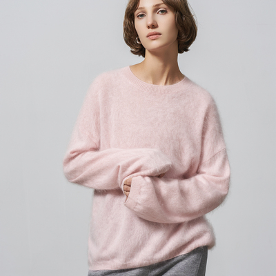 GHJOD羊绒羊毛宽松针织衫女