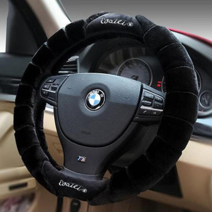 A6L 短毛绒奥迪a4l Q7汽车把套 方向盘套冬季 A8L