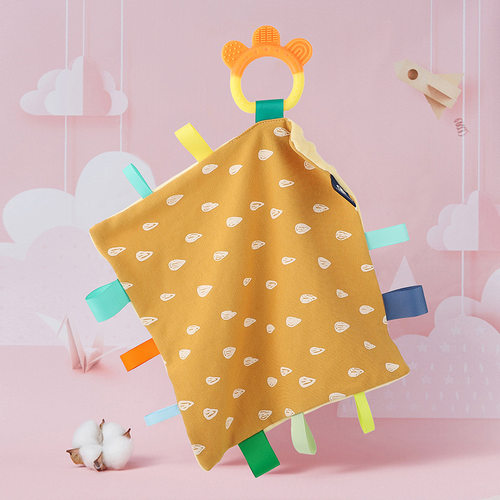 婴幼儿睡眠纯棉安抚巾豆豆玩偶