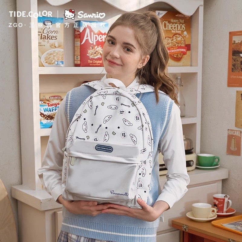 ZGO正港三丽鸥Hellokitty联名双肩包女帕恰狗学生书包大容量背包