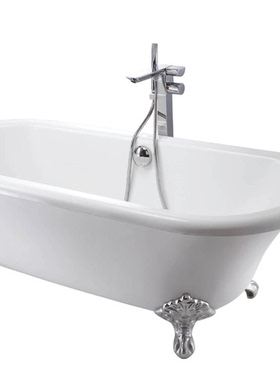 Roca乐家卫浴 1.7米菲洛独立式椭圆形铸铁浴缸 2N1060000 贵妃缸