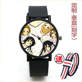 2024轻音少女动漫周边手表秋山澪平泽唯梓中学生节日定制电子石英