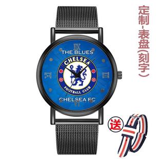 2024英超足球联赛手表曼联狼队利物浦切尔西阿森纳指针表男女石英
