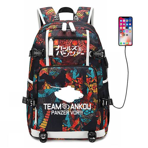 2024少女与战车书包 喀秋莎 大吉岭 真理 诺娜动漫 周边双肩包 旅