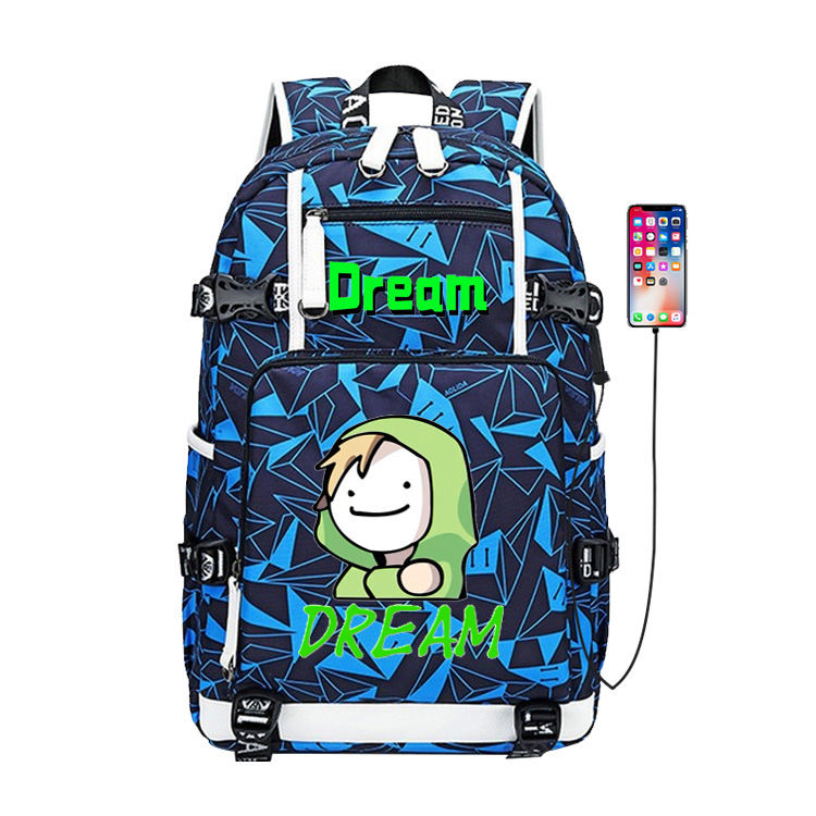 2024dream书包我的世界周边大容量双肩背包小学生初中生男三到六