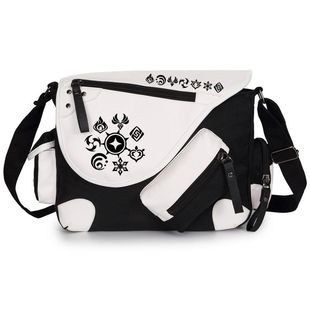 2025周边原神斜挎包神之眼二次元男女单肩书包可莉大容量背包斜肩