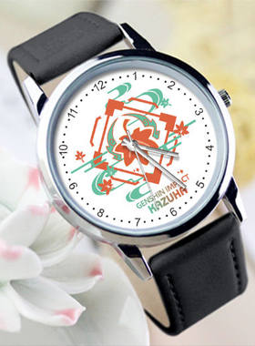 原神手游枫原万叶温迪胡桃纳西妲钟离同款防水手表休闲学生表定制