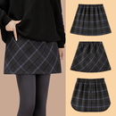 屁帘女叠穿下摆秋冬卫衣打底半身裙遮臀神器加厚大码 内搭配鲨鱼裤