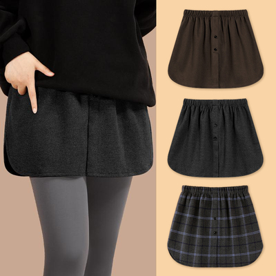 新款屁帘女秋冬卫衣下摆叠穿打底