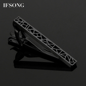 商务简约领带夹子别针男职业西装 男士 领带夹高档正装 领带固定针女