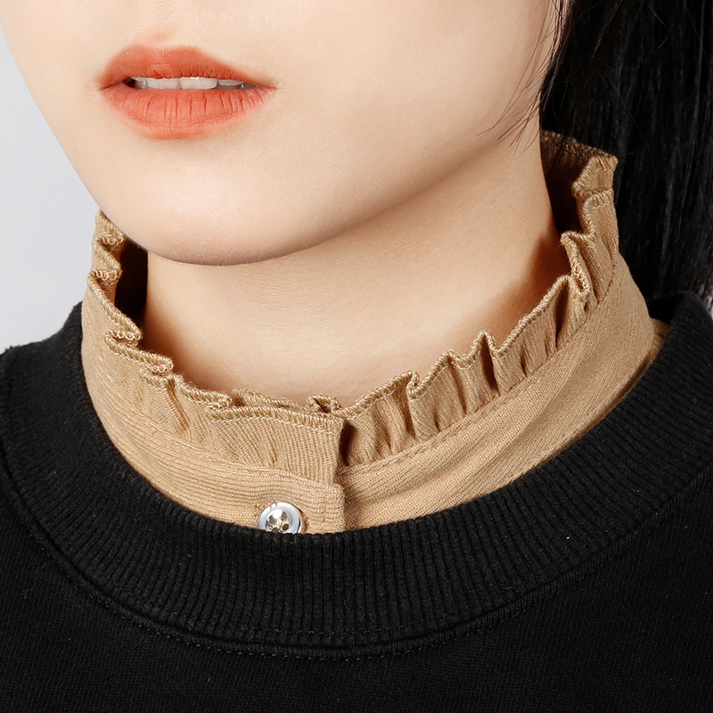 假领百搭女士假衣领荷叶边花边